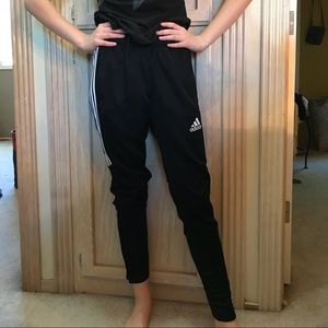 Adidas sweat pants like new climacool 3 stripes